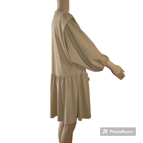 MANGO Boho Dress, S, Tan,Beige NWT - Picture 3 of 15